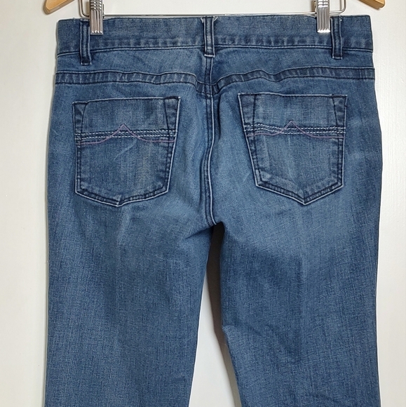 Ann Taylor Loft Modern Flare Women's Blue Jeans - Picture 8 of 11